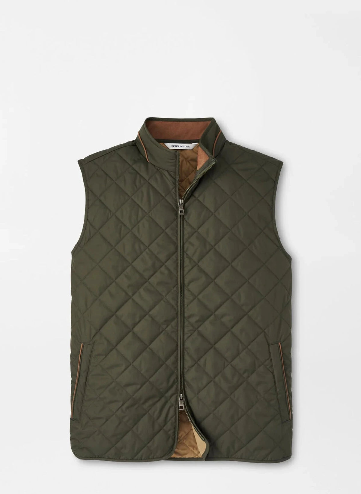 PETER MILLAR Men's Outerwear DARK OLIVE / M Peter Millar Essex Vest ME0Z01