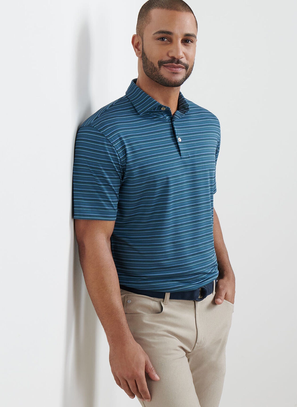 PETER MILLAR Men's Polo Peter Millar Atrium Performance Jersey Polo