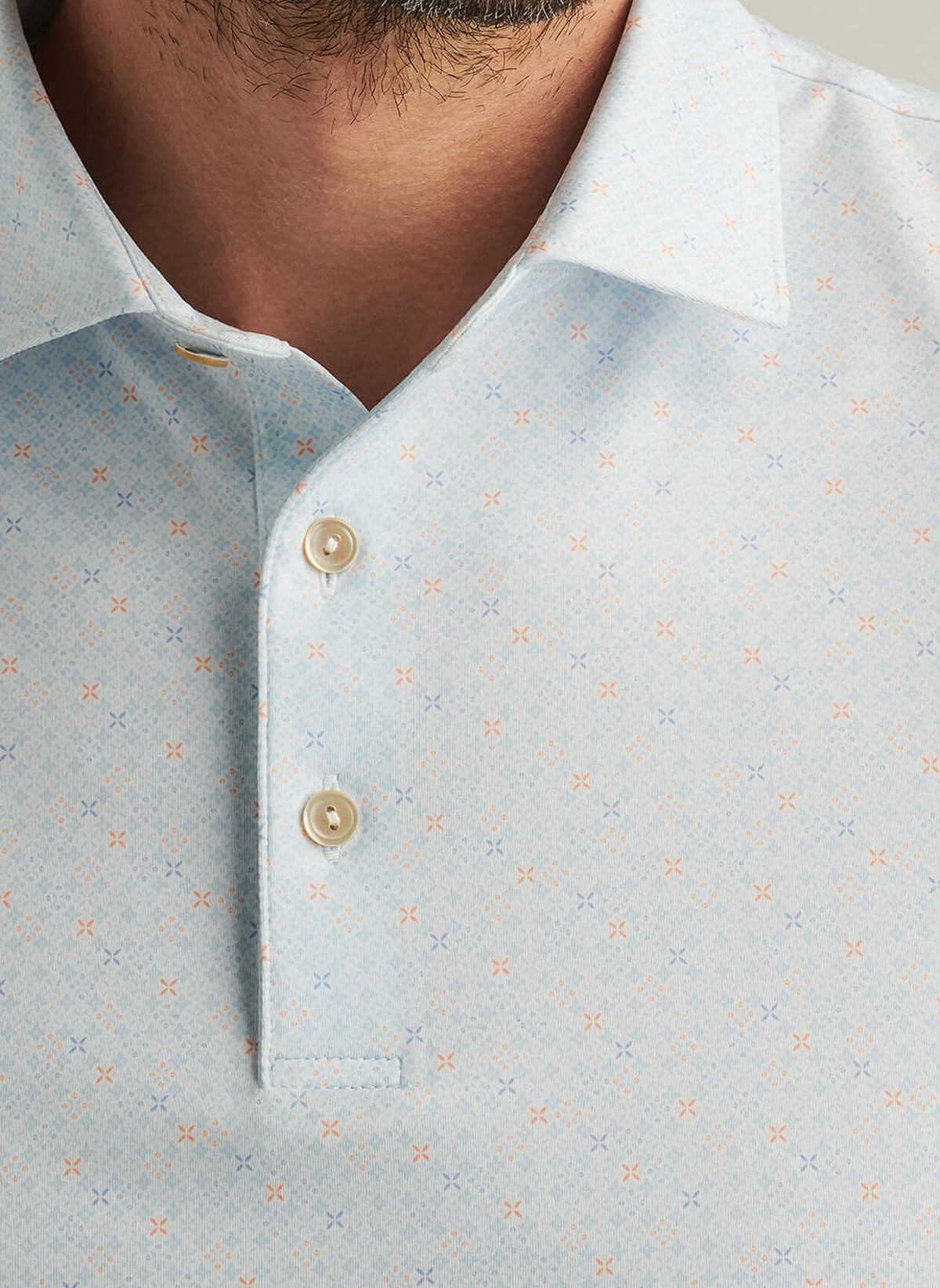 PETER MILLAR Men's Polo Peter Millar Castellina Performance Jersey Polo || David's Clothing