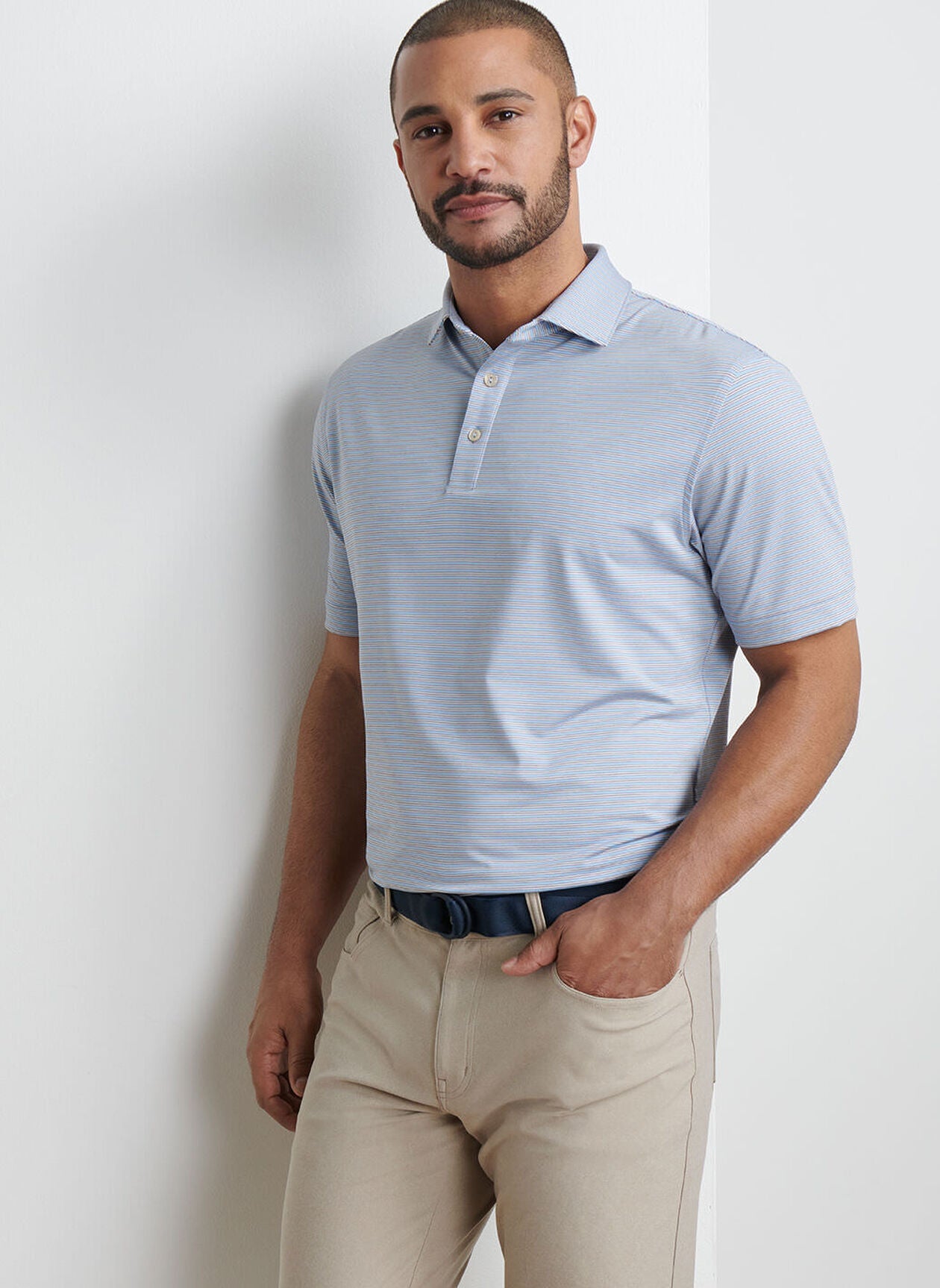 PETER MILLAR Men's Polo Peter Millar Culver Performance Jersey Polo
