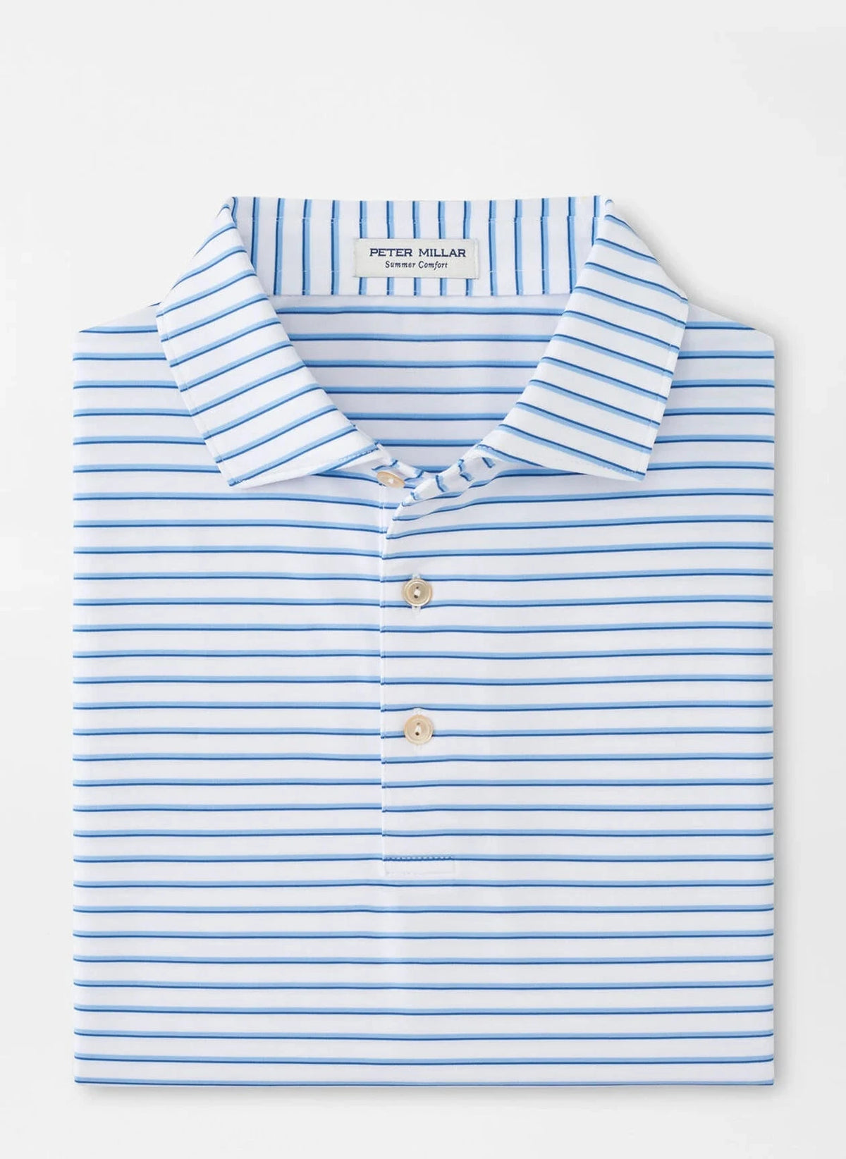 PETER MILLAR Men's Polo Peter Millar Dunnes Performance Jersey Polo || David's Clothing 