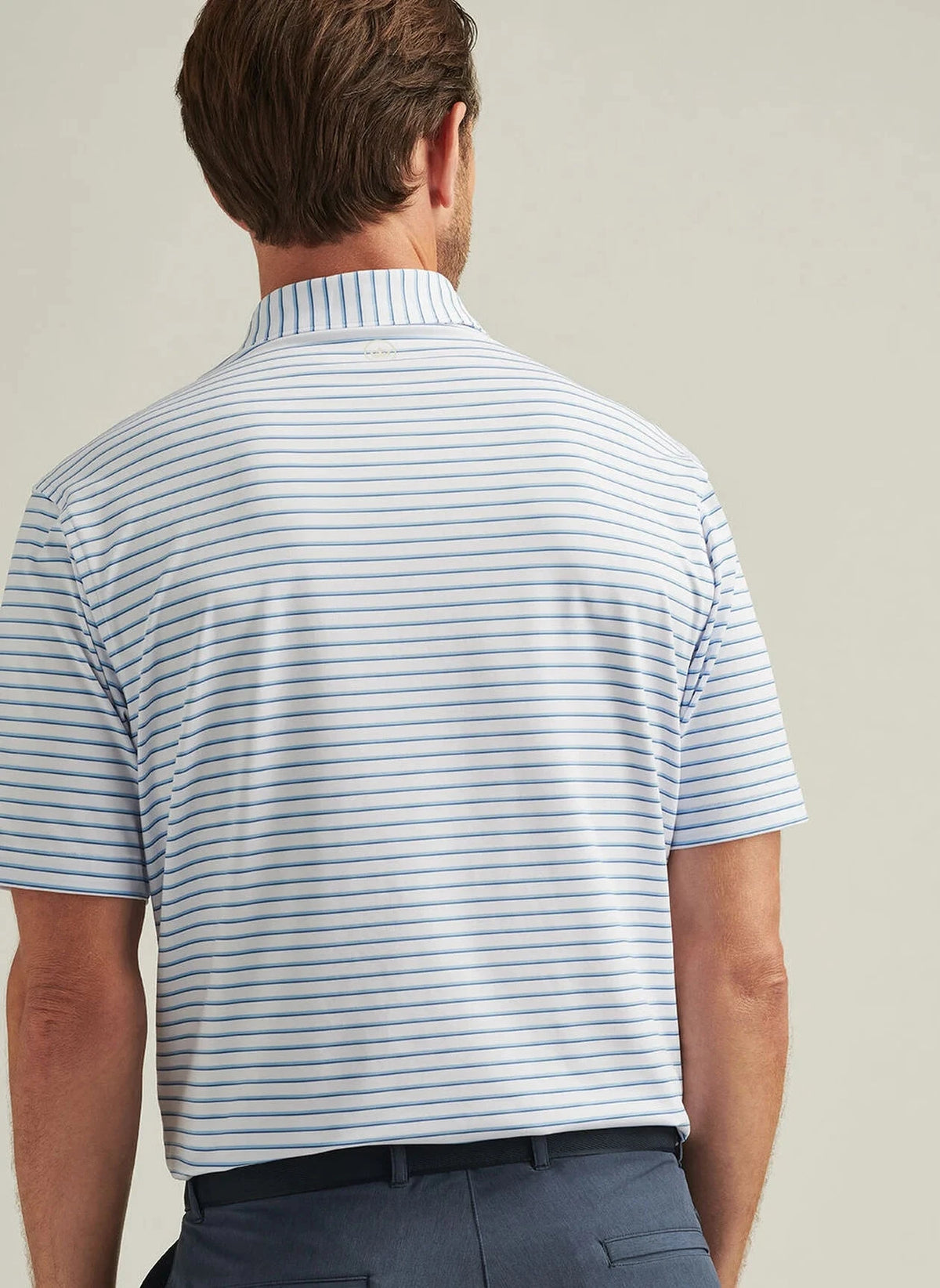 PETER MILLAR Men's Polo Peter Millar Dunnes Performance Jersey Polo || David's Clothing 