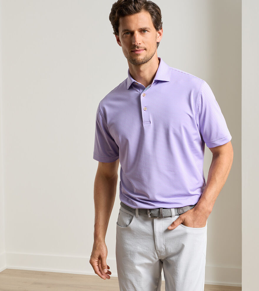 PETER MILLAR Men's Polo Peter Millar Hales Performance Jersey Polo
