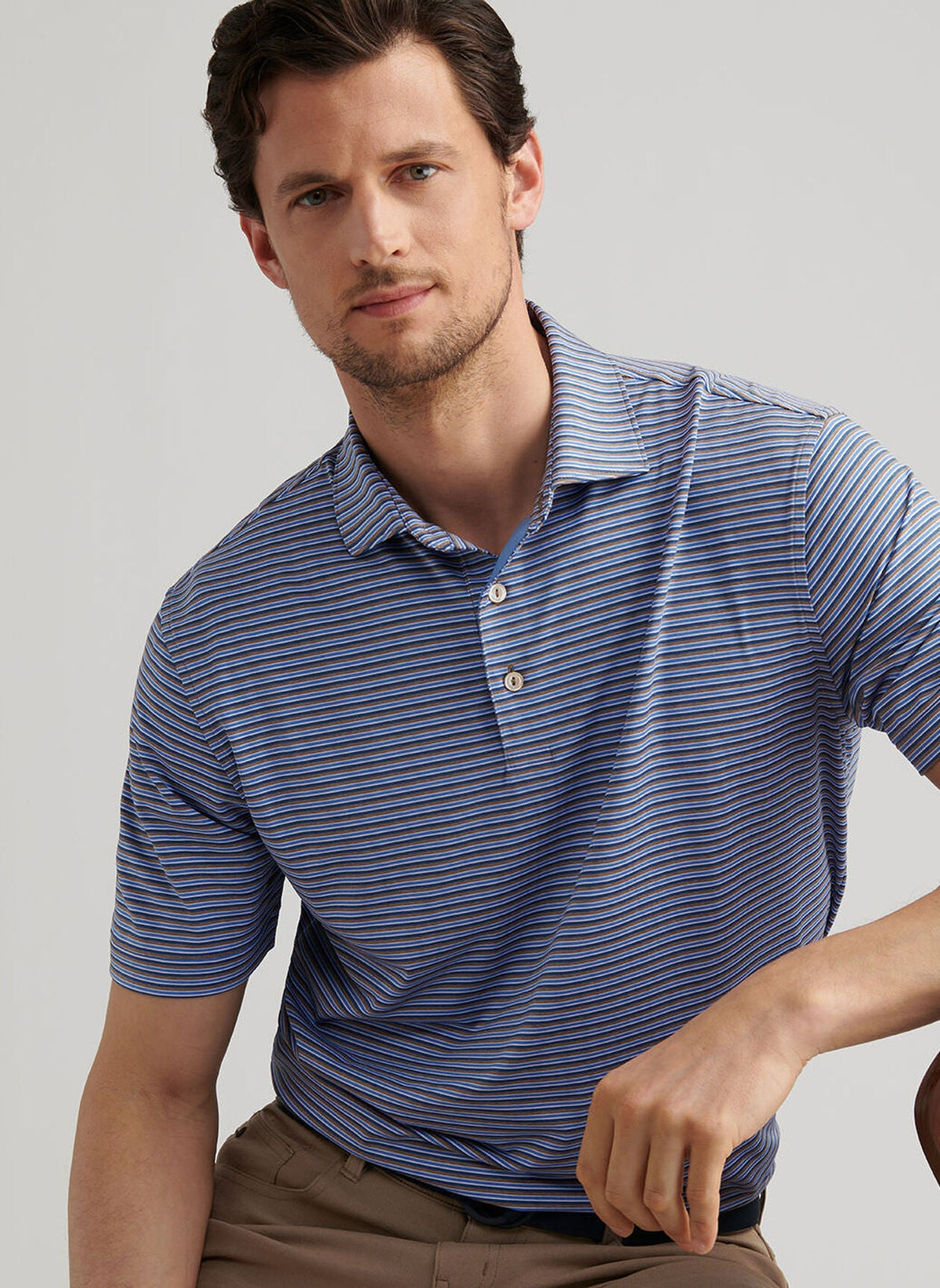 PETER MILLAR Men's Polo Peter Millar Lenway Performance Jersey Polo