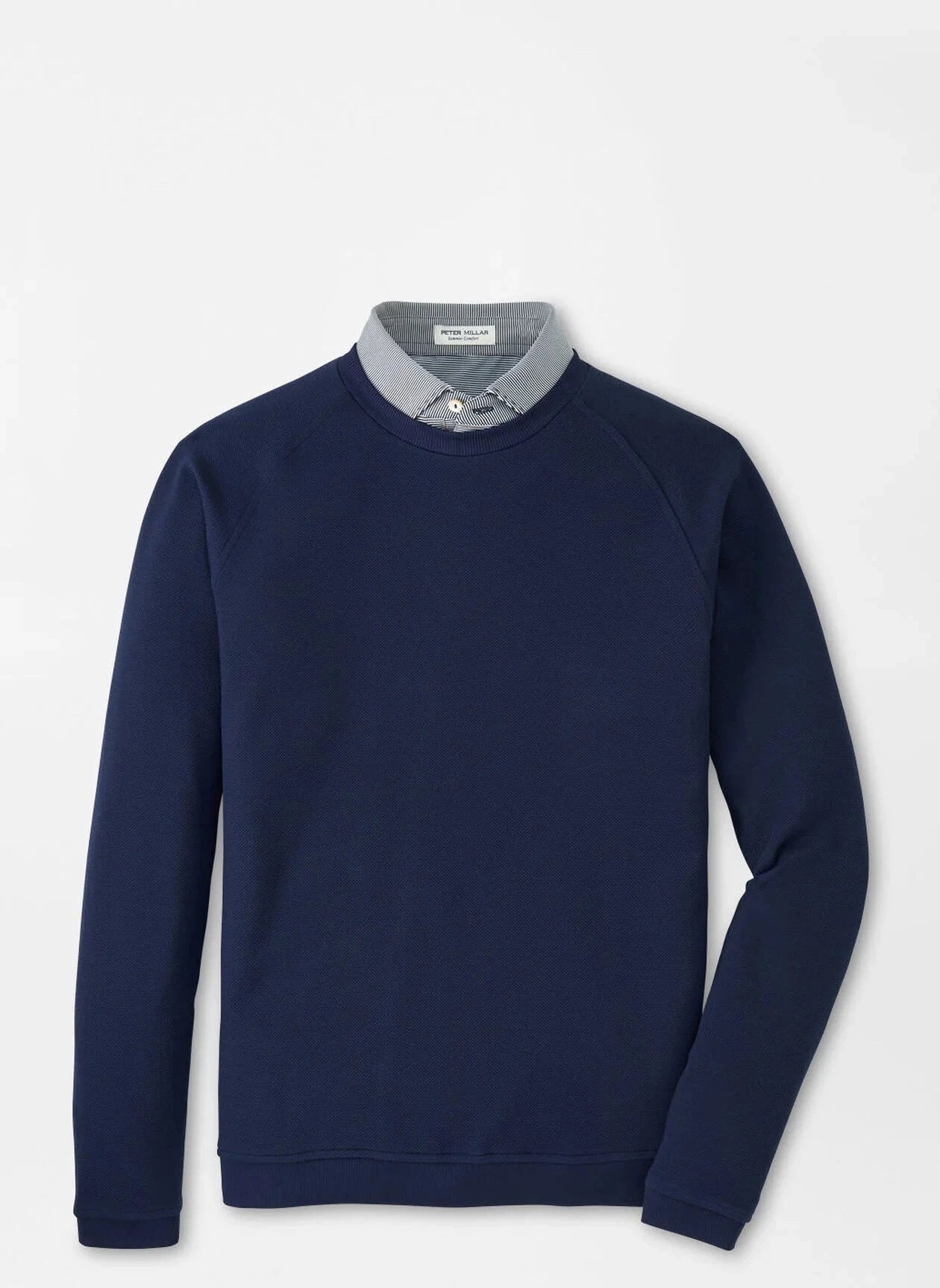 PETER MILLAR Men's Pullovers Peter Millar Cradle Piqué Performance Crewneck