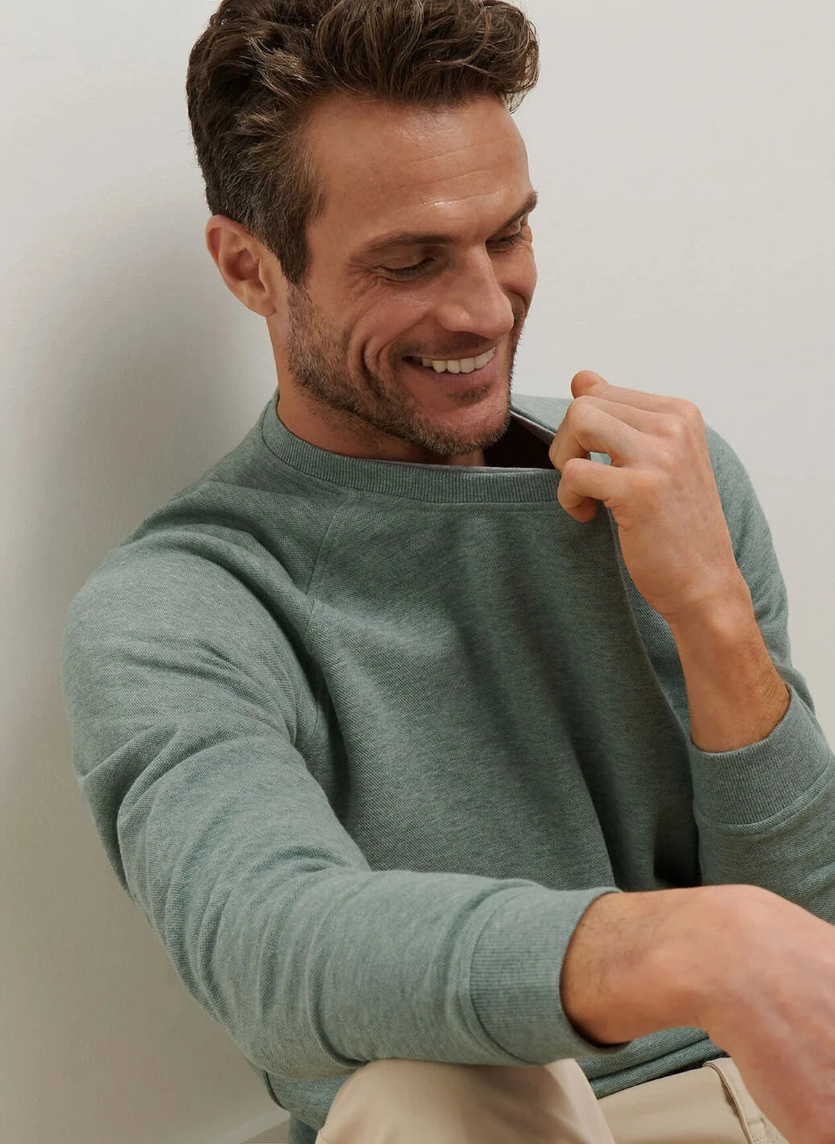 PETER MILLAR Men's Pullovers Peter Millar Crown Comfort Knit Crew