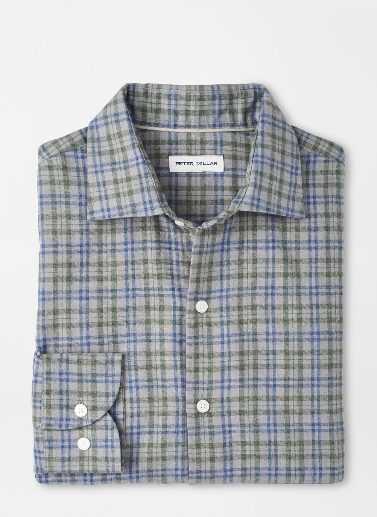 PETER MILLAR Men's Sport Shirt Peter Millar Bar Harbor Performance Flannel Sport Shirt