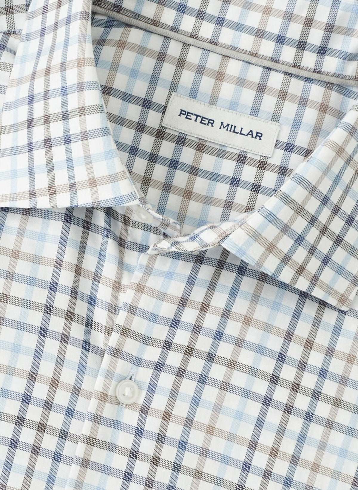 PETER MILLAR Men's Sport Shirt Peter Millar North Coast Crown Lite Cotton-Stretch Sport Shirt