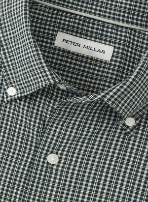 PETER MILLAR Men's Sport Shirt Peter Millar Stowe Crown Lite Cotton-Stretch Sport Shirt