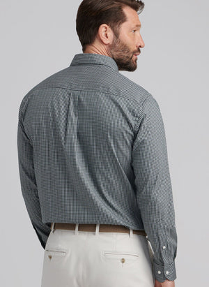 PETER MILLAR Men's Sport Shirt Peter Millar Stowe Crown Lite Cotton-Stretch Sport Shirt