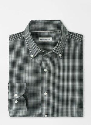 PETER MILLAR Men's Sport Shirt Peter Millar Stowe Crown Lite Cotton-Stretch Sport Shirt