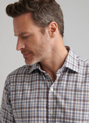 PETER MILLAR Men's Sport Shirt Peter Millar Waynesville Performance Flannel Sport Shirt