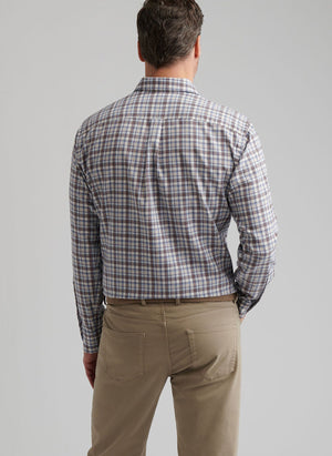 PETER MILLAR Men's Sport Shirt Peter Millar Waynesville Performance Flannel Sport Shirt