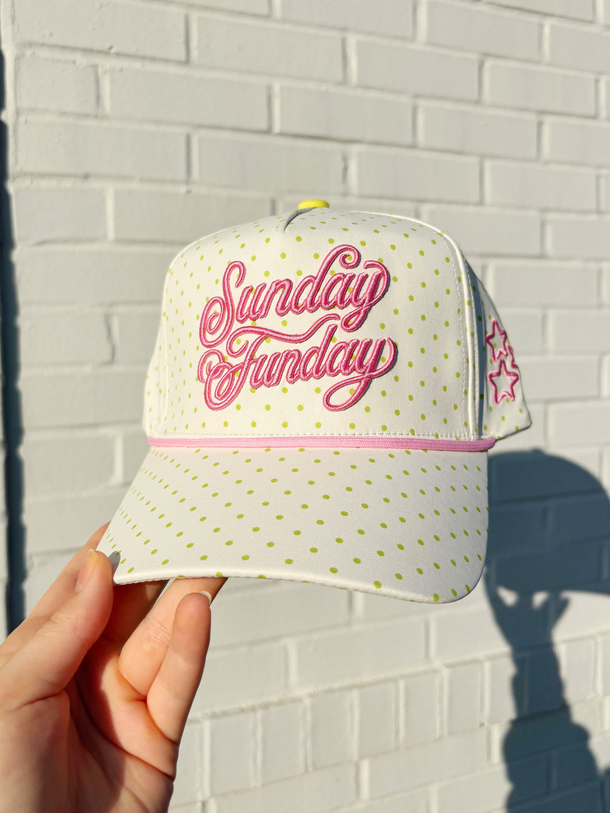 POPPY & PINE Women's Hat PINK Poppy & Pine Sunday Funday Hat SUNDAYFUNDAY