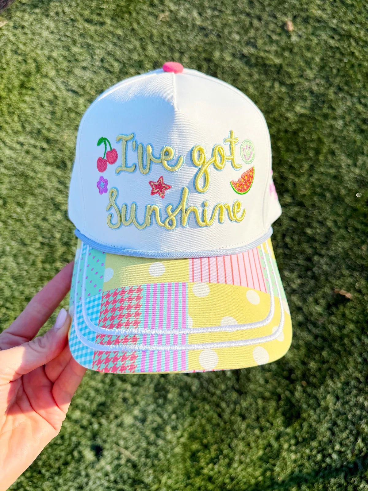 POPPY & PINE Women's Hat WHITE Poppy + Pine I've Got Sunshine Hat SUNSHINE