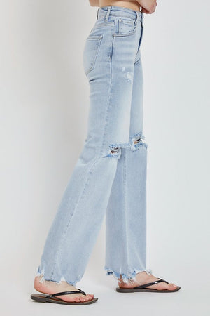 Risen Jeans Women's Jeans Rise Jeans High Rise Wide Leg Jeans || David's Clothing