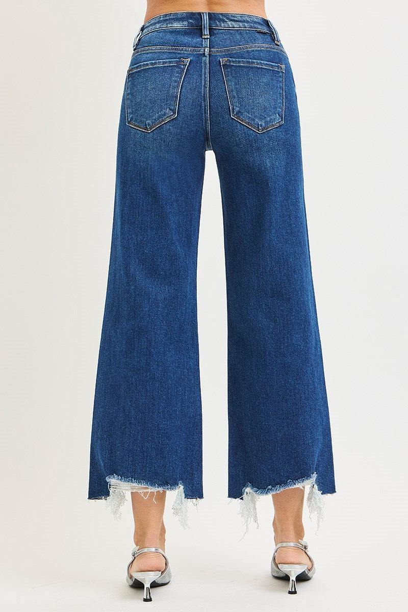 Risen Jeans Women's Jeans Risen Jeans High Rise Crop Wide Leg Jeans