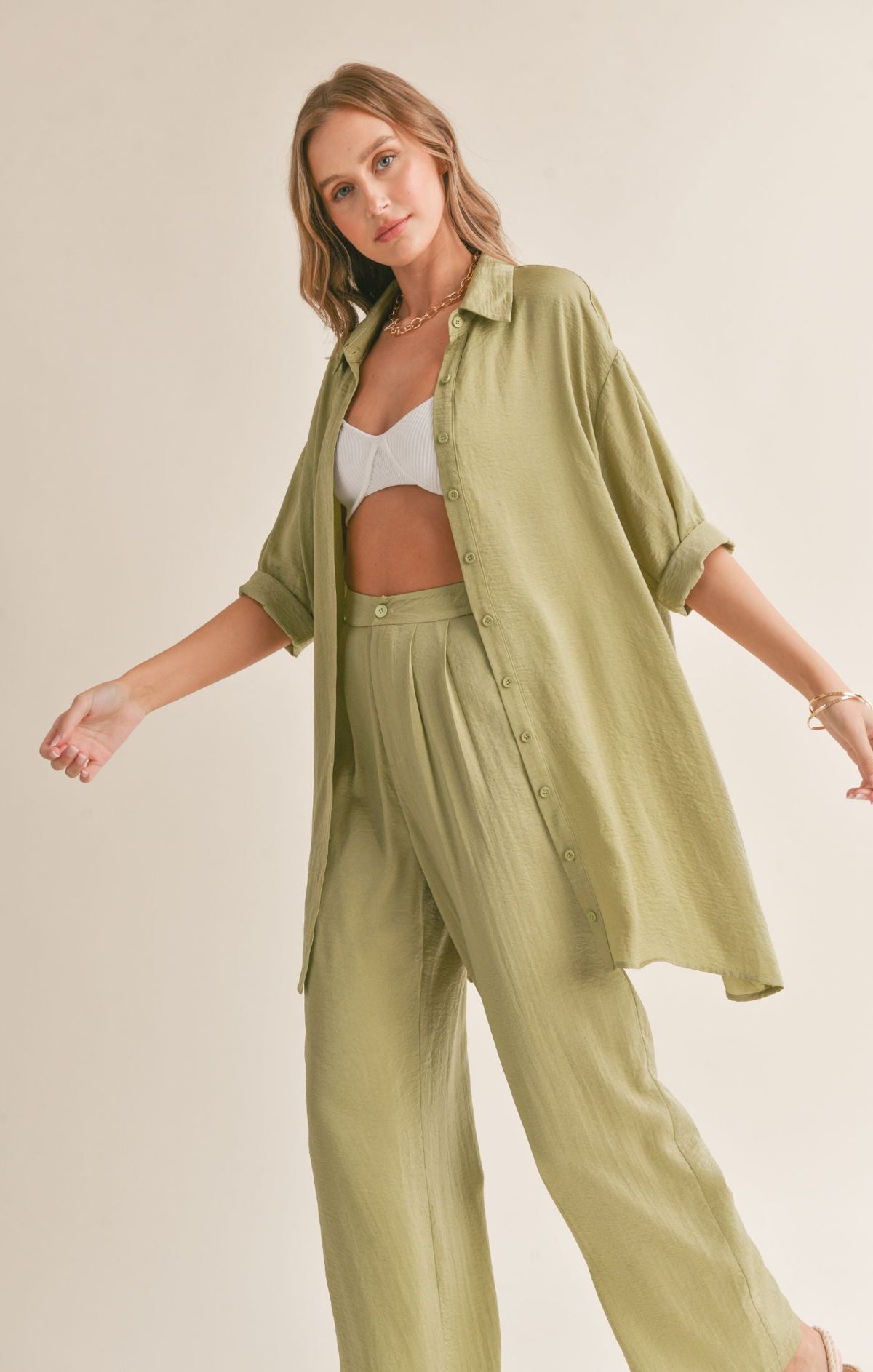 SADIE AND SAGE 22-Women's Woven Top