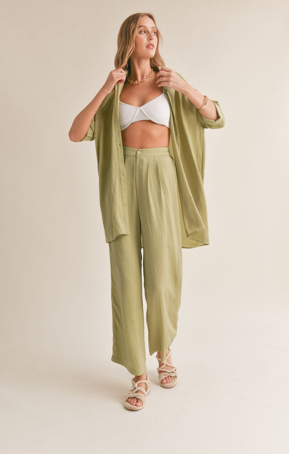 SADIE AND SAGE 22-Women's Woven Top