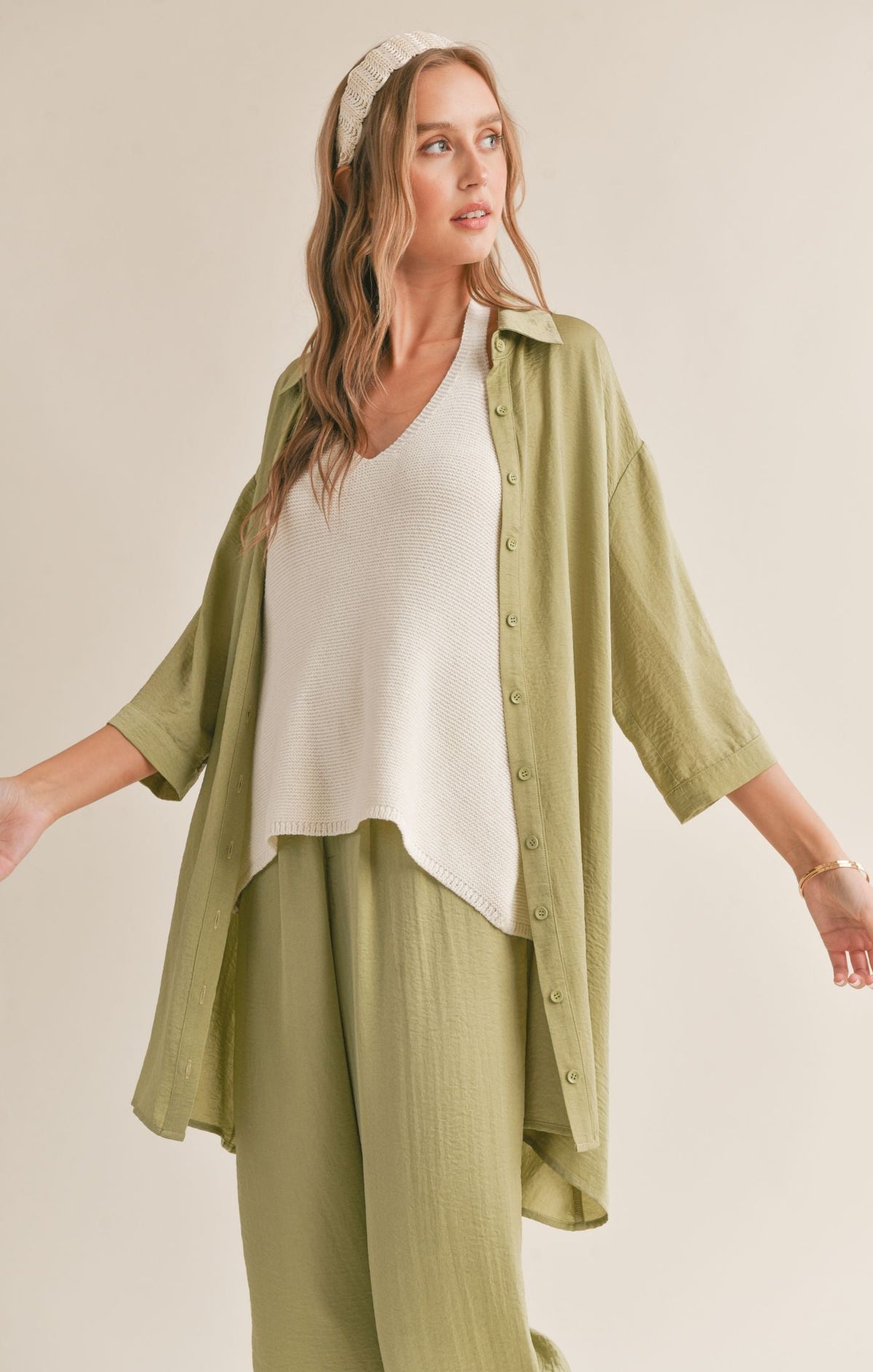 SADIE AND SAGE 22-Women's Woven Top