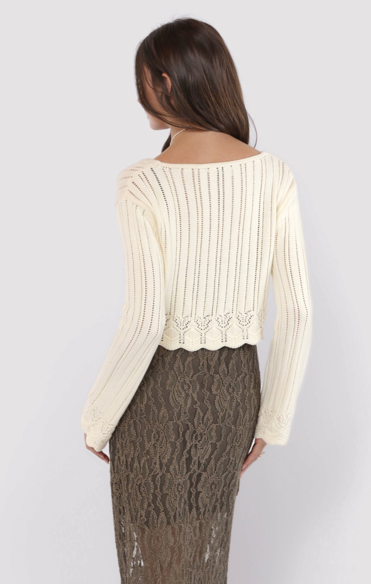 SADIE AND SAGE Women's Cardigans Sadie and Sage Chamomile Front Tie Cardigan