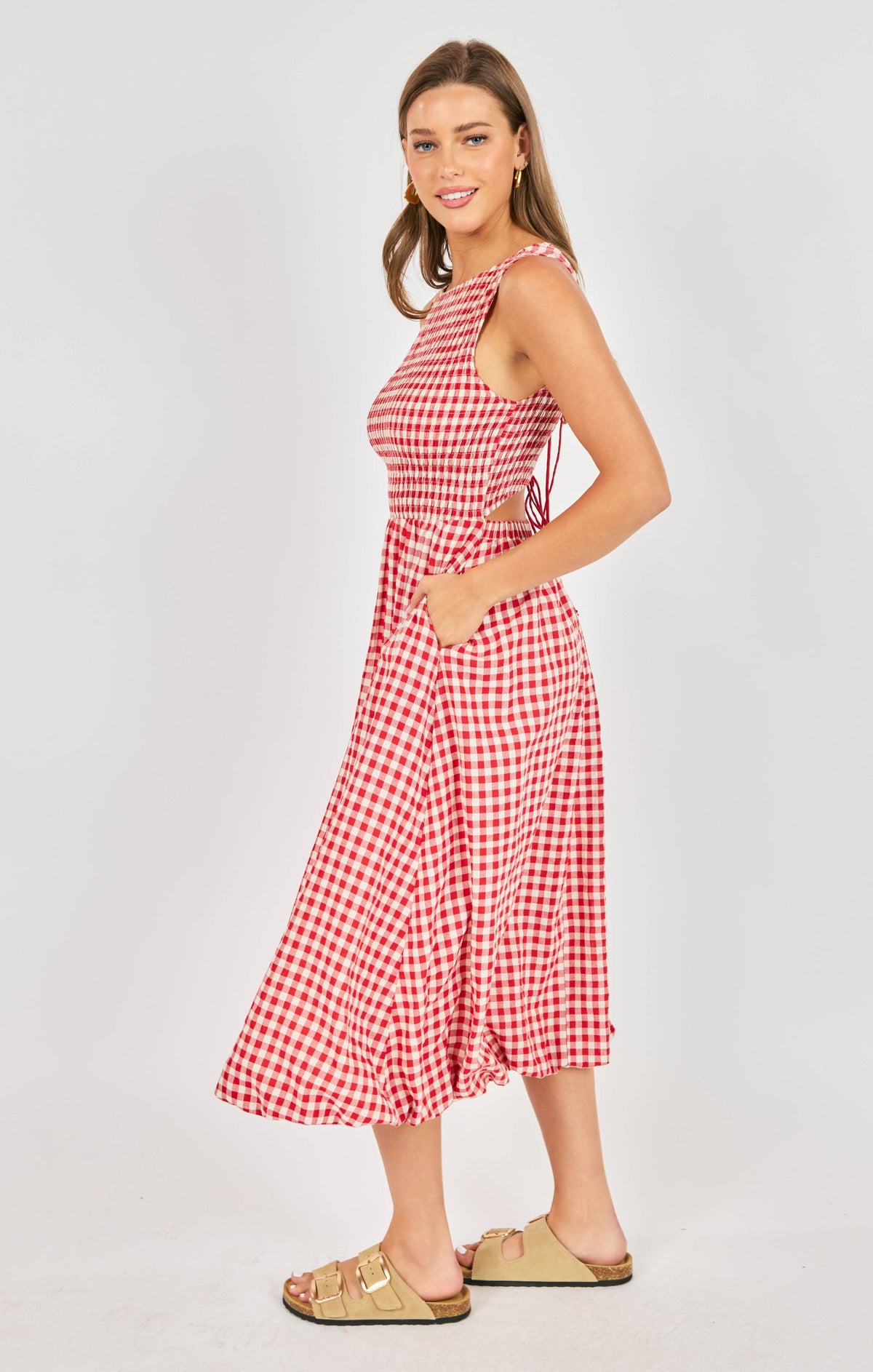 SADIE AND SAGE Women's Dresses Sadie And Sage Apple Butter Midi Dress