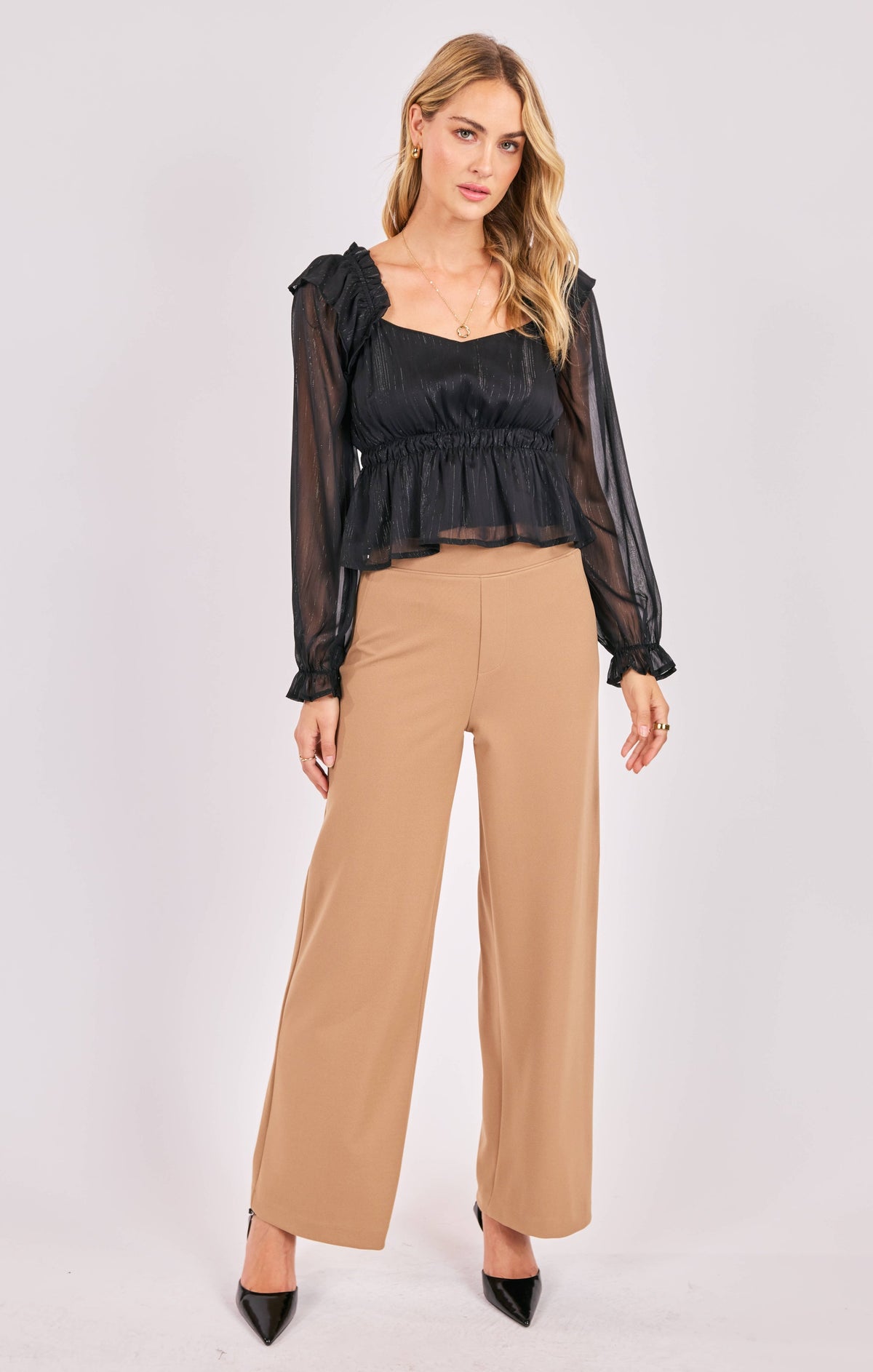 SADIE AND SAGE Women's Pants Sadie and Sage Astrid Super Stretch Pull on Straight Pants