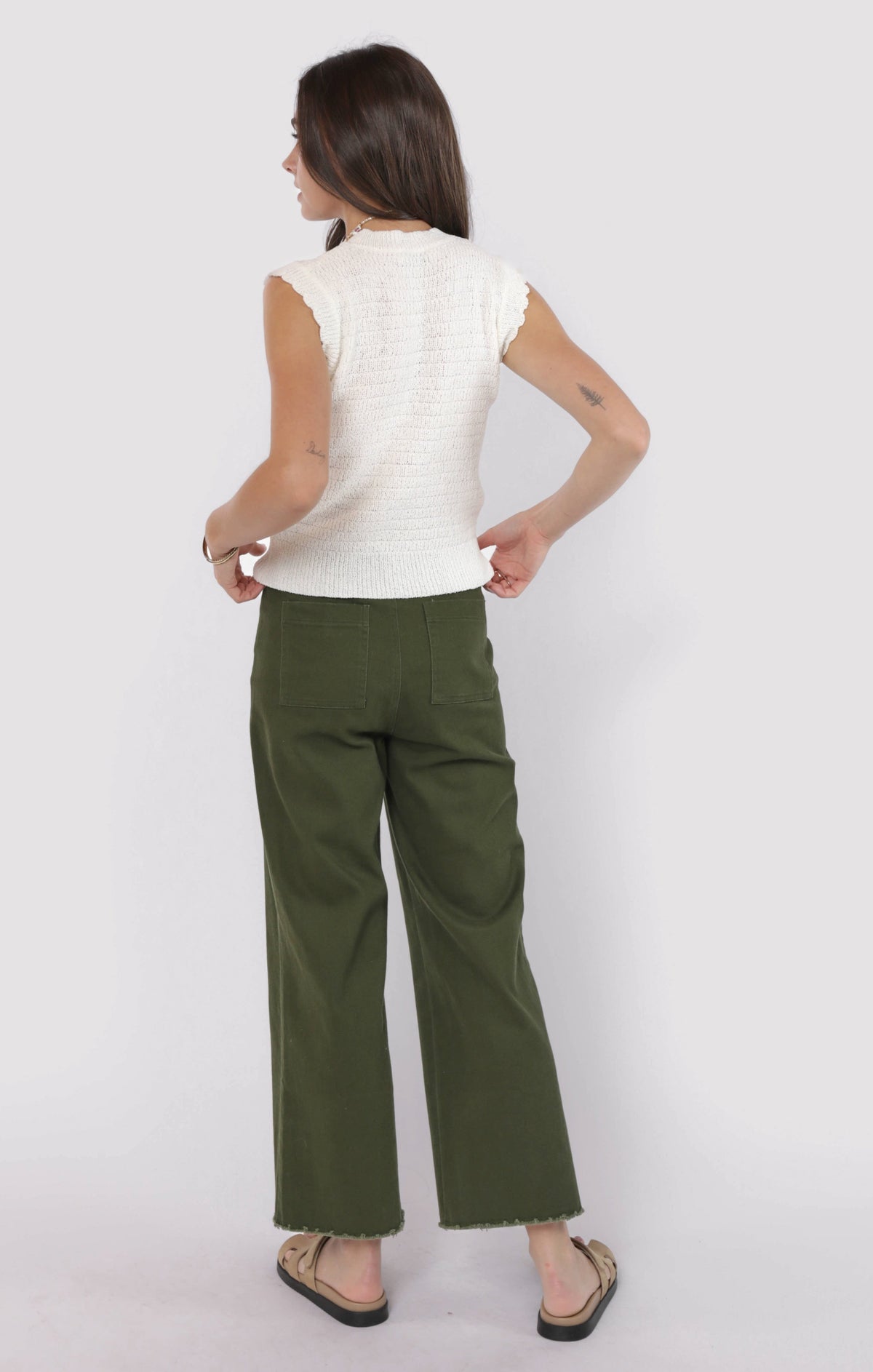 SADIE AND SAGE Women's Pants Sadie and Sage Clear Eyes Wide Leg Denim Pants