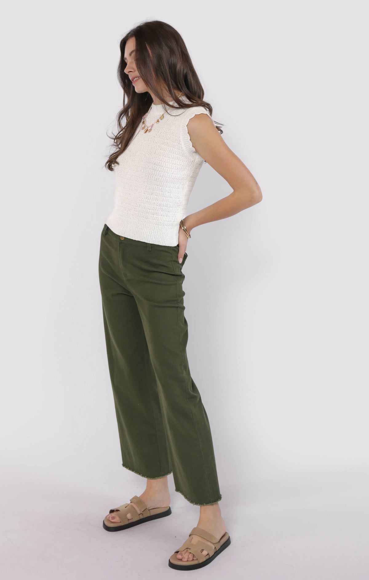 SADIE AND SAGE Women's Pants Sadie and Sage Clear Eyes Wide Leg Denim Pants