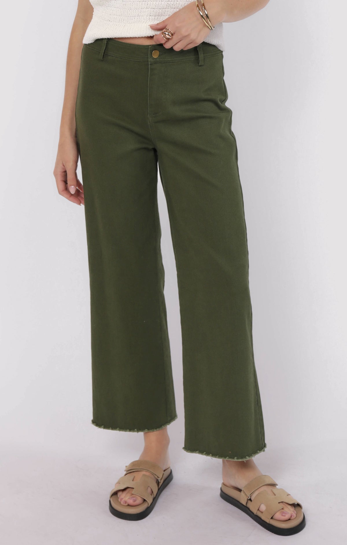 SADIE AND SAGE Women's Pants Sadie and Sage Clear Eyes Wide Leg Denim Pants