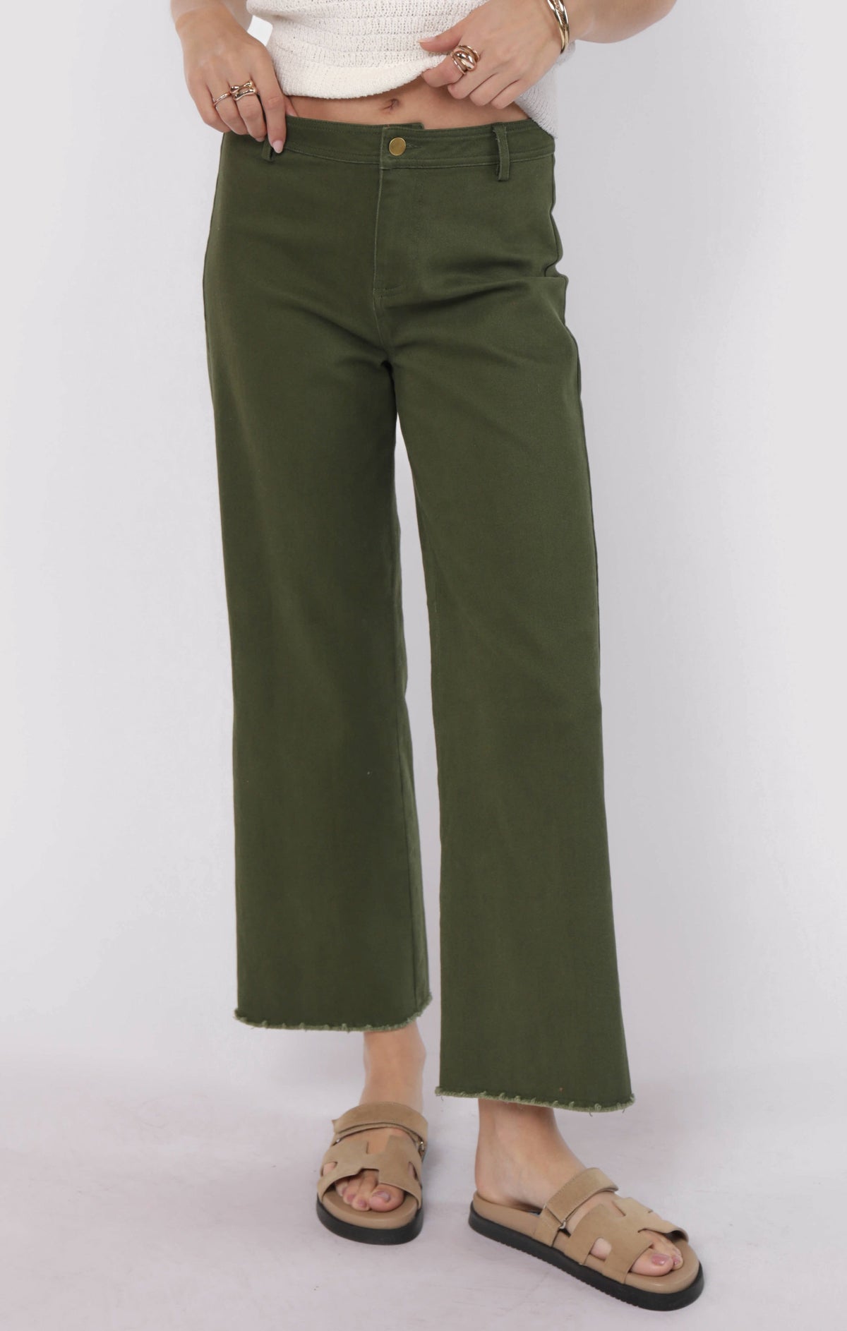 SADIE AND SAGE Women's Pants Sadie and Sage Clear Eyes Wide Leg Denim Pants