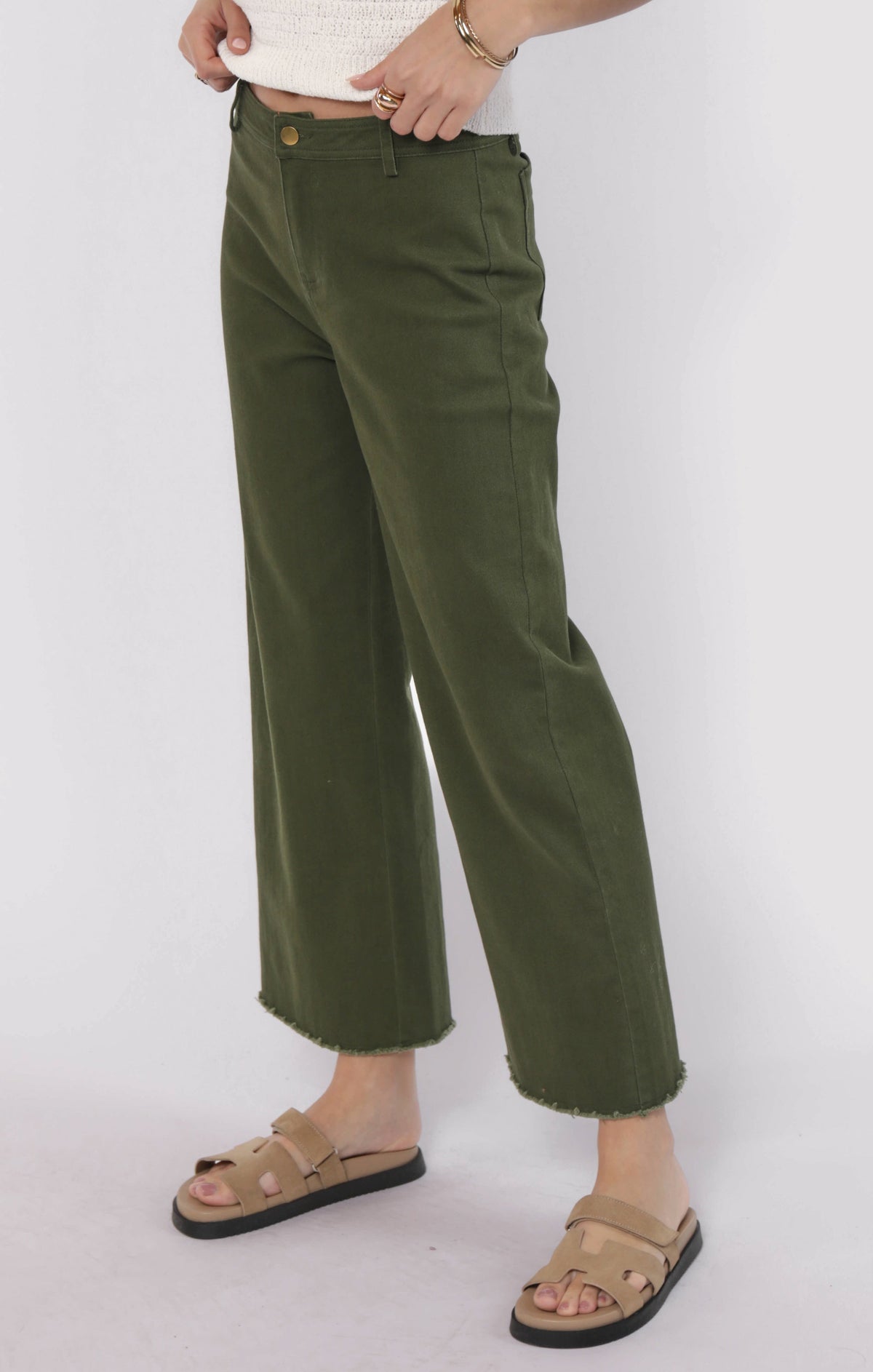 SADIE AND SAGE Women's Pants Sadie and Sage Clear Eyes Wide Leg Denim Pants