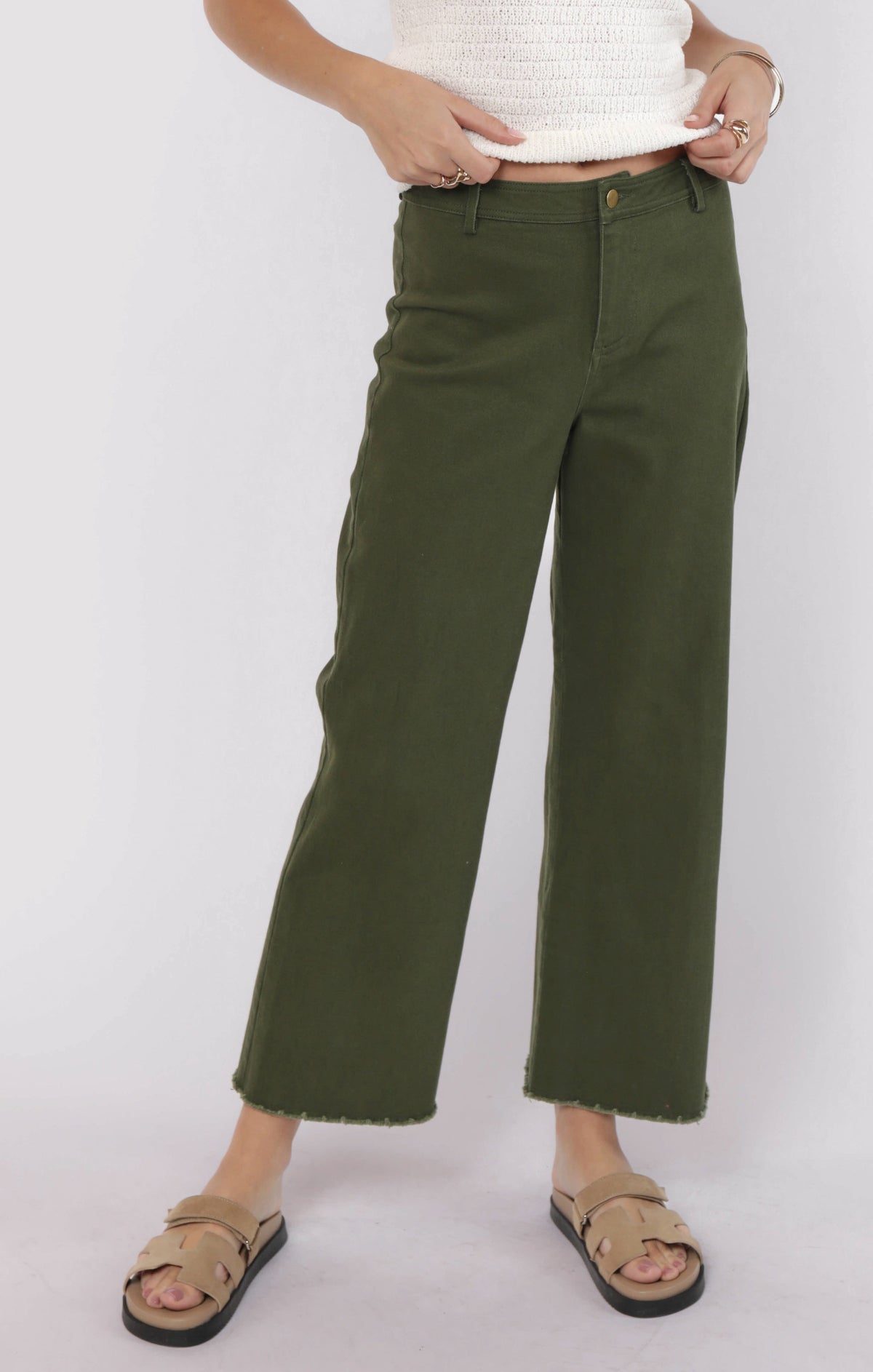 SADIE AND SAGE Women's Pants Sadie and Sage Clear Eyes Wide Leg Denim Pants