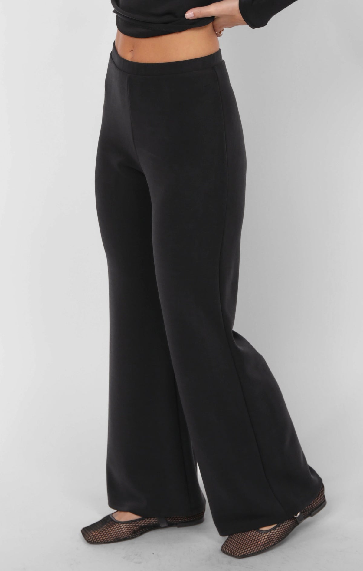 SADIE AND SAGE Women's Pants Sadie And Sage Hustle Knit Wide Leg Pants