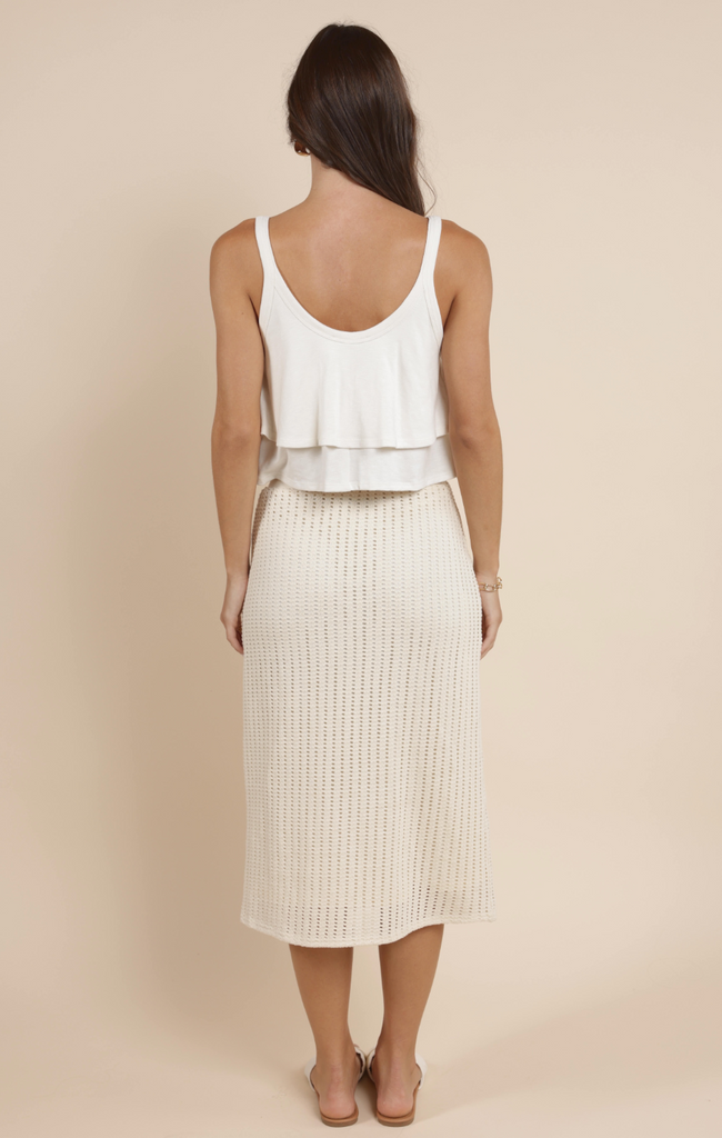 SADIE AND SAGE Women's Skirts Sadie And Sage Cheese Board Midi Skirt || David's Clothing