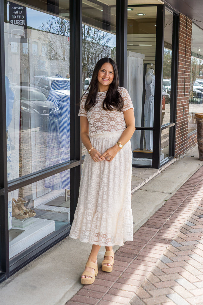 SADIE AND SAGE Women's Skirts Sadie and Sage Letters Midi Skirt