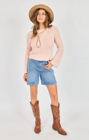 SADIE AND SAGE Women's Sweaters Sadie And Sage Ginis Bell Sleeve Sweater