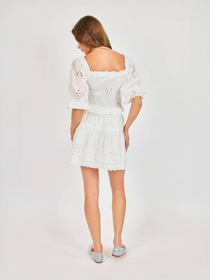 SADIE AND SAGE Women's Top Bloomfield Smocked Top