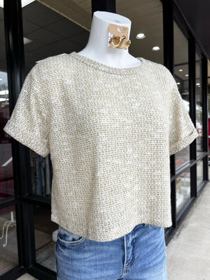 SADIE AND SAGE Women's Top Sadie And Sage Billie Short Sleeve Knit Top