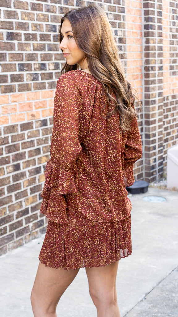 SADIE AND SAGE Women's Top Sadie and Sage Candlelight Ruffle Sleeve Blouse