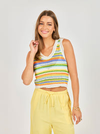 SADIE AND SAGE Women's Top Sadie and Sage Sylvia Stripe Sweater Vest