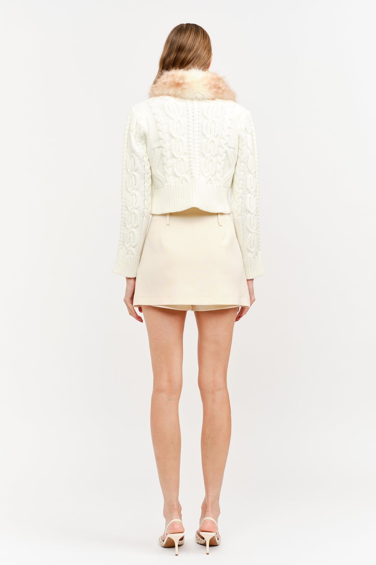 SOFIE THE LABEL Women's Cardigans Angie Fur Cardigan