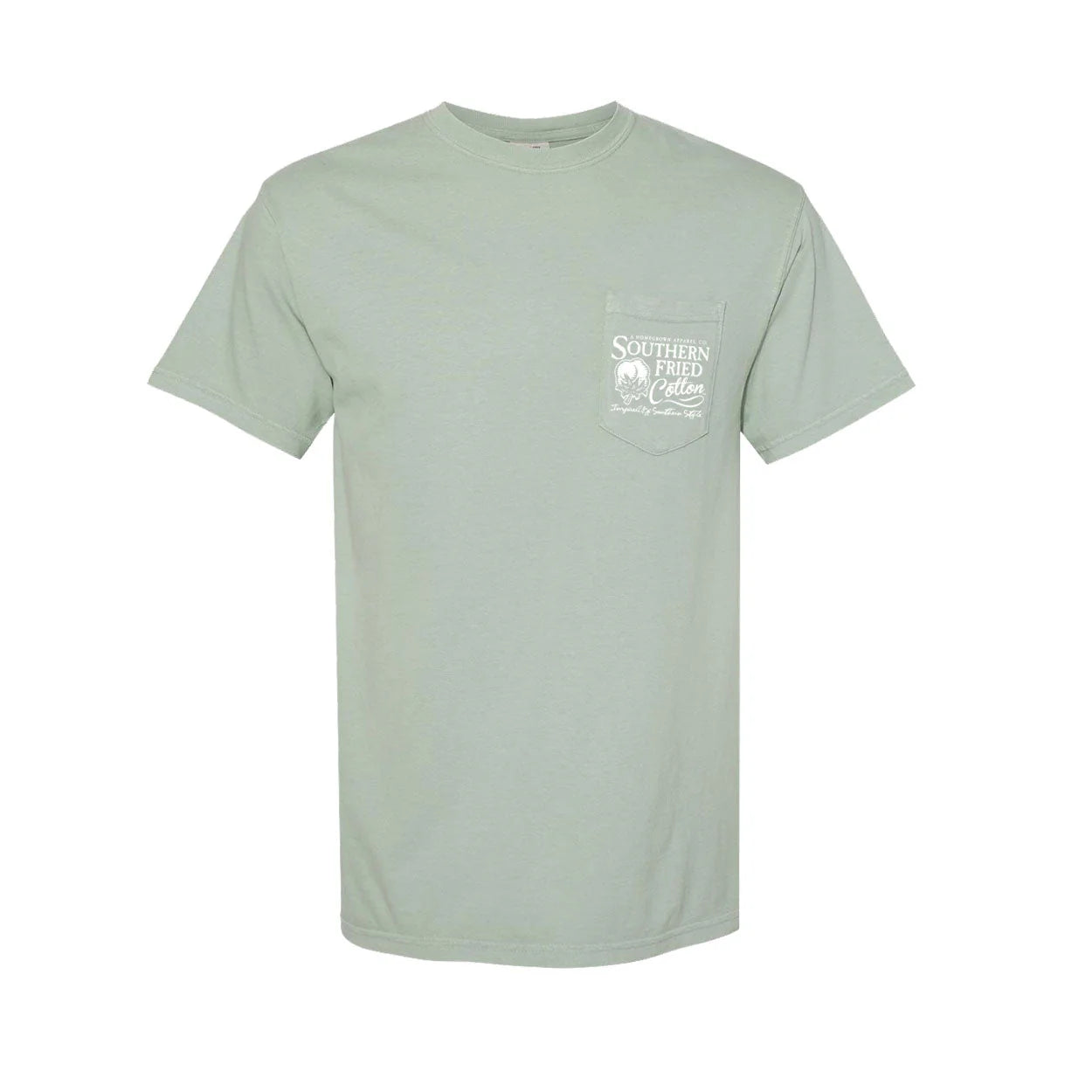 SOUTHERN FRIED COTTON Men's Tees Southern Fried Cotton Old School Camo Badge Tee - Bay