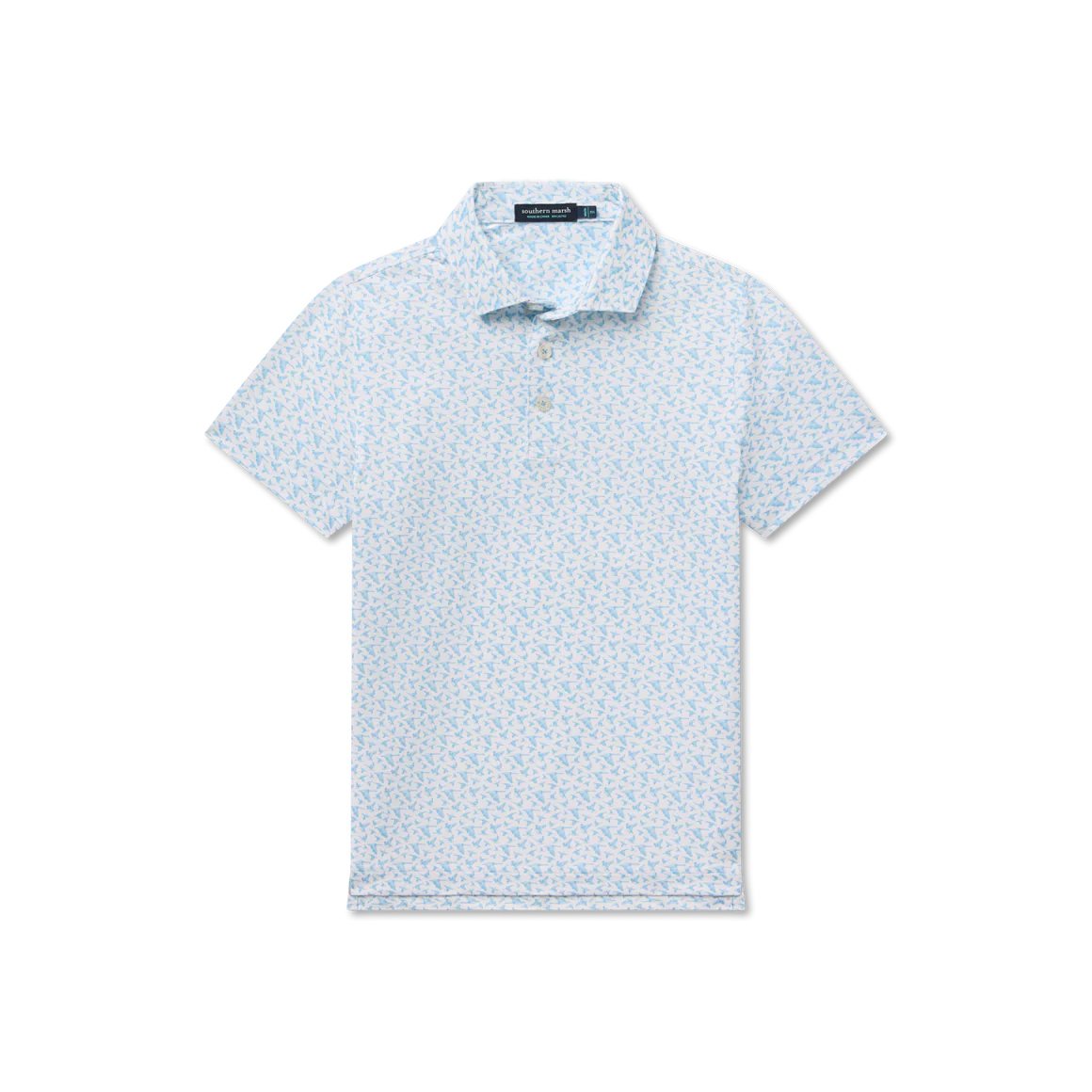 SOUTHERN MARSH COLLECTION Boys Top Southern Marsh Youth Flyline Performance Polo - In Flight