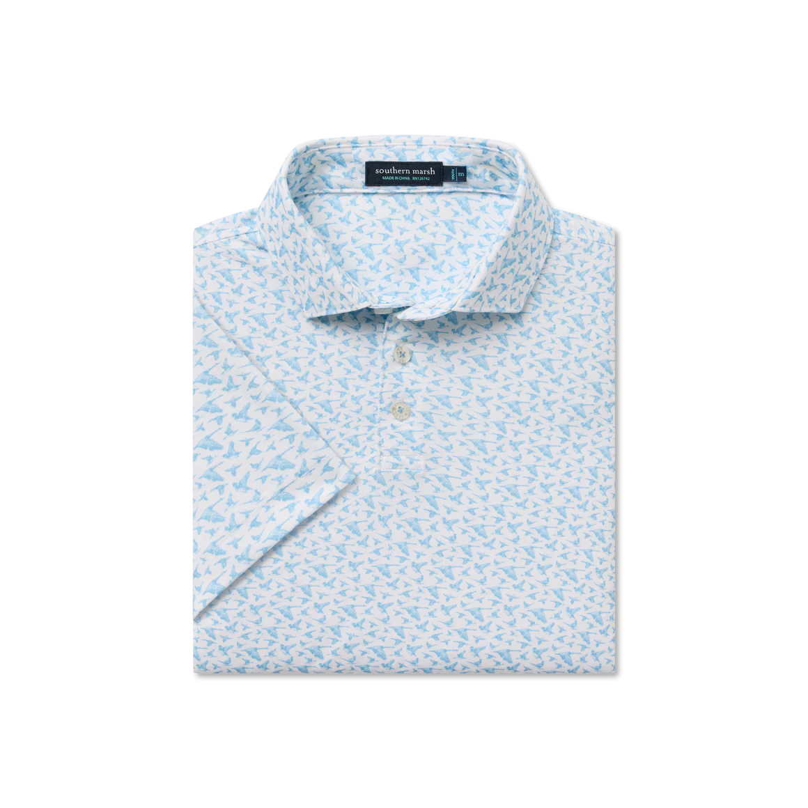 SOUTHERN MARSH COLLECTION Boys Top Southern Marsh Youth Flyline Performance Polo - In Flight