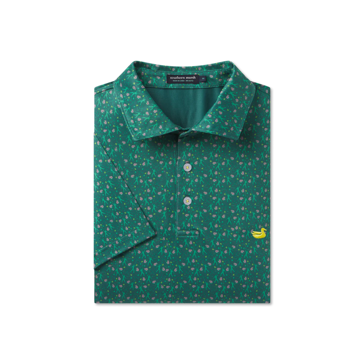 SOUTHERN MARSH COLLECTION Men's Polo CHAMPIONS GREEN / S Southern Marsh Flyline Performance Polo - Sunday Success PFTWCGR