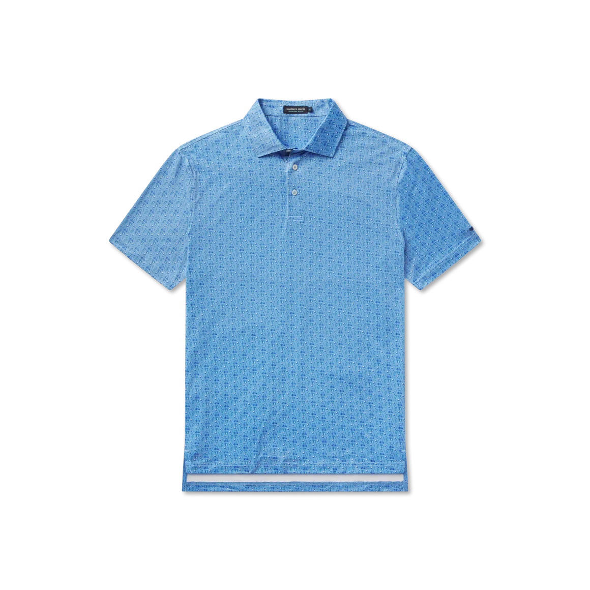 SOUTHERN MARSH COLLECTION Men's Polo Southern Marsh Flyline Performance Polo - Cart Path Only
