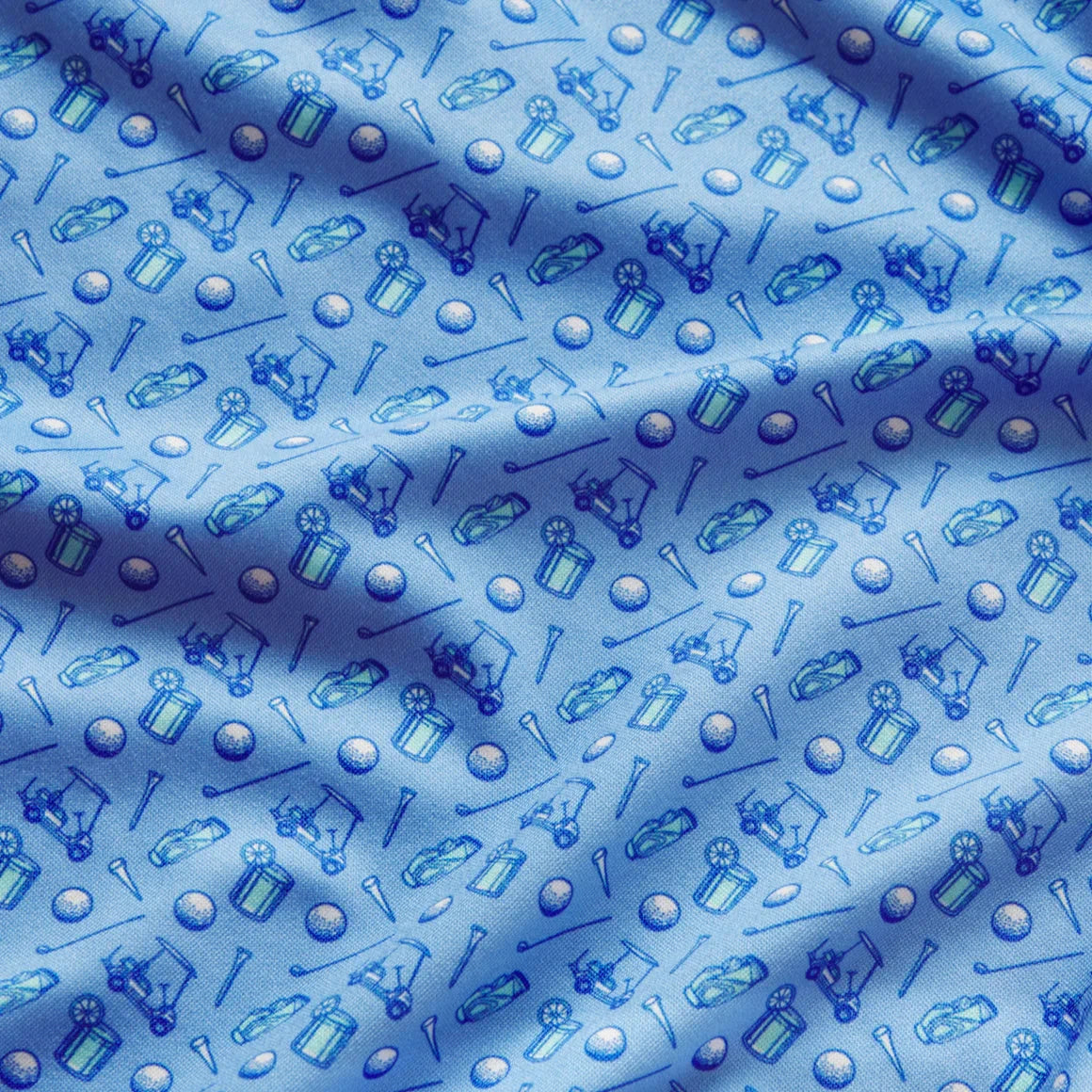 SOUTHERN MARSH COLLECTION Men's Polo Southern Marsh Flyline Performance Polo - Cart Path Only