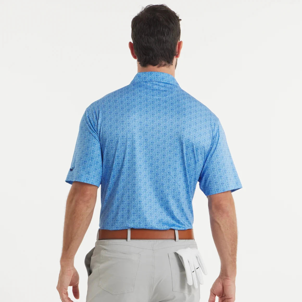SOUTHERN MARSH COLLECTION Men's Polo Southern Marsh Flyline Performance Polo - Cart Path Only