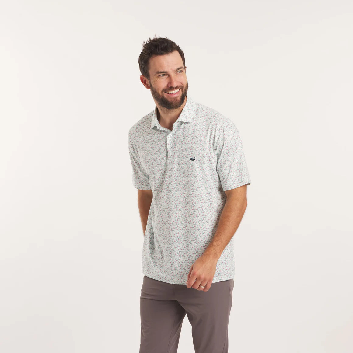 SOUTHERN MARSH COLLECTION Men's Polo Southern Marsh Flyline Performance Polo - Sunday Success